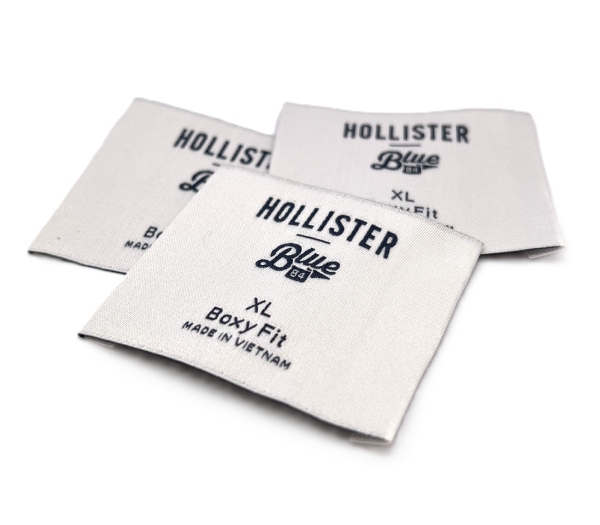 Hollister woven label
